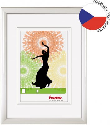 Hama rámeček plastový MADRID, bílá, 10x15cm