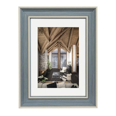 Hama plastový rámeček 30x40cm RUSTIC šedomodrý
